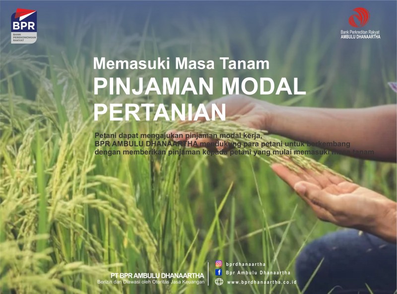Kredit Pertanian mulai masa tanam
